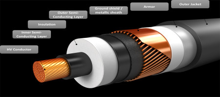 A feature of cable insulation