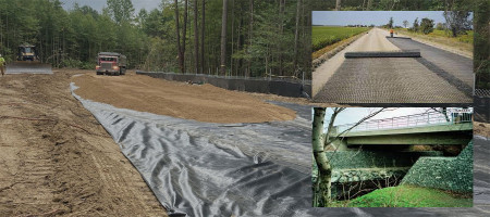 Road and bridge geotextiles are currently recognized as one of the 'four main building materials'