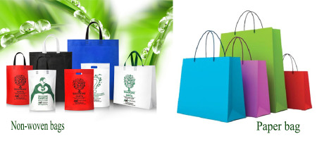 Why are non-woven eco-friendly bags more used than portable paper bags?