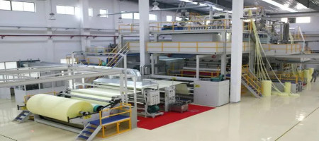 Equipment preparation before non-woven production