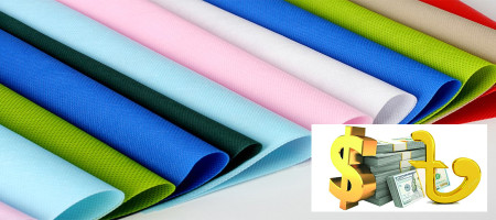 How is the price of non-woven fabrics calculated?